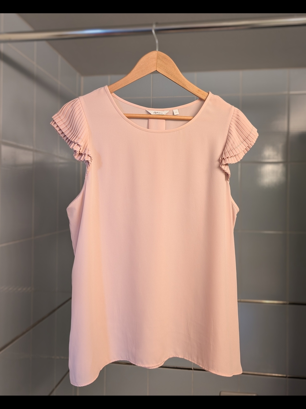 Blush Pink Blouse With Beautiful Sleeves